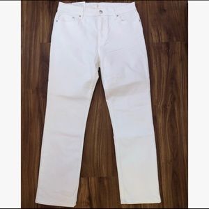 NWT H&M Slim Cropped White Jeans